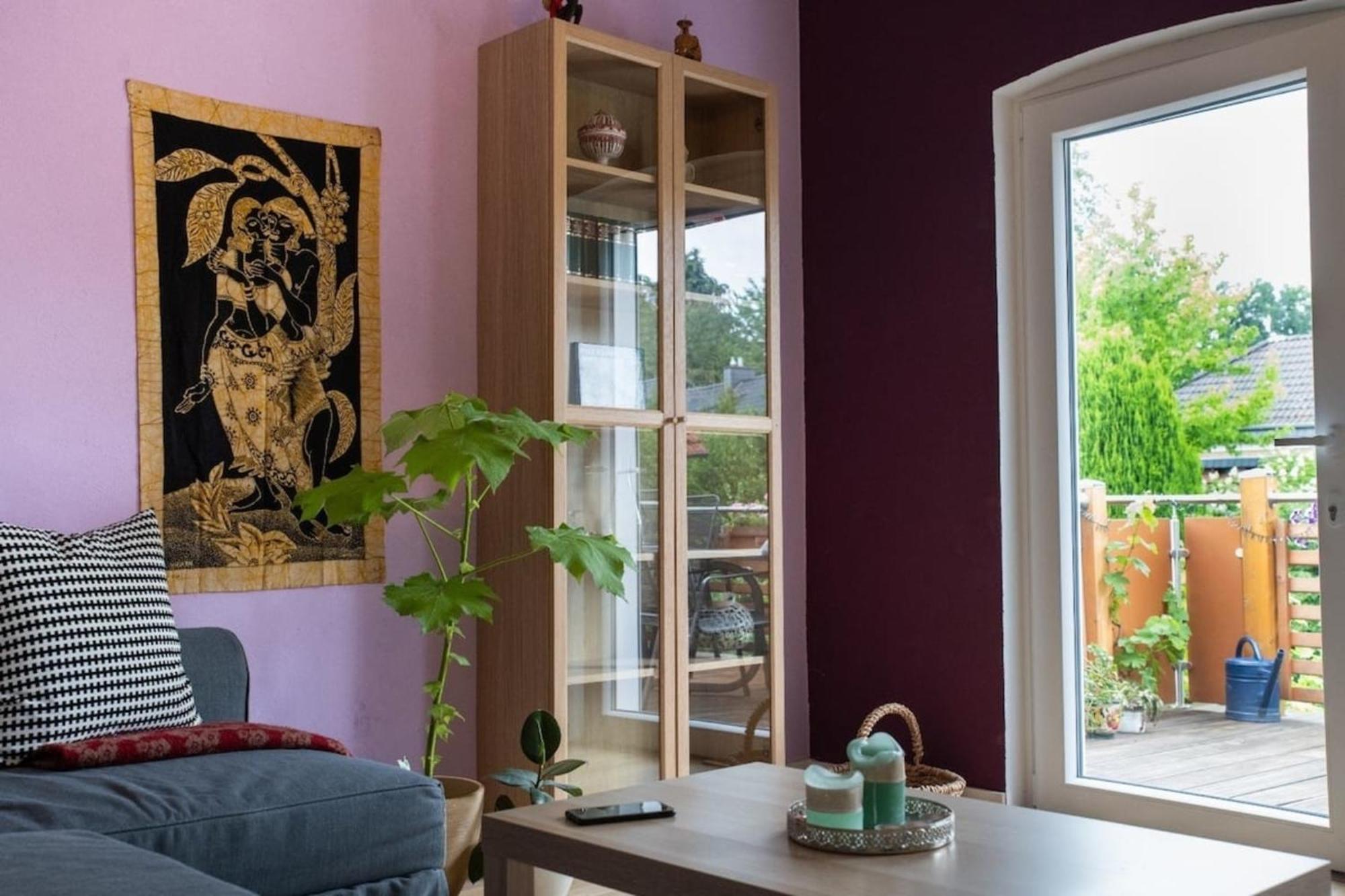 Farbenfrohe Ferienwohnung Детмольд Экстерьер фото