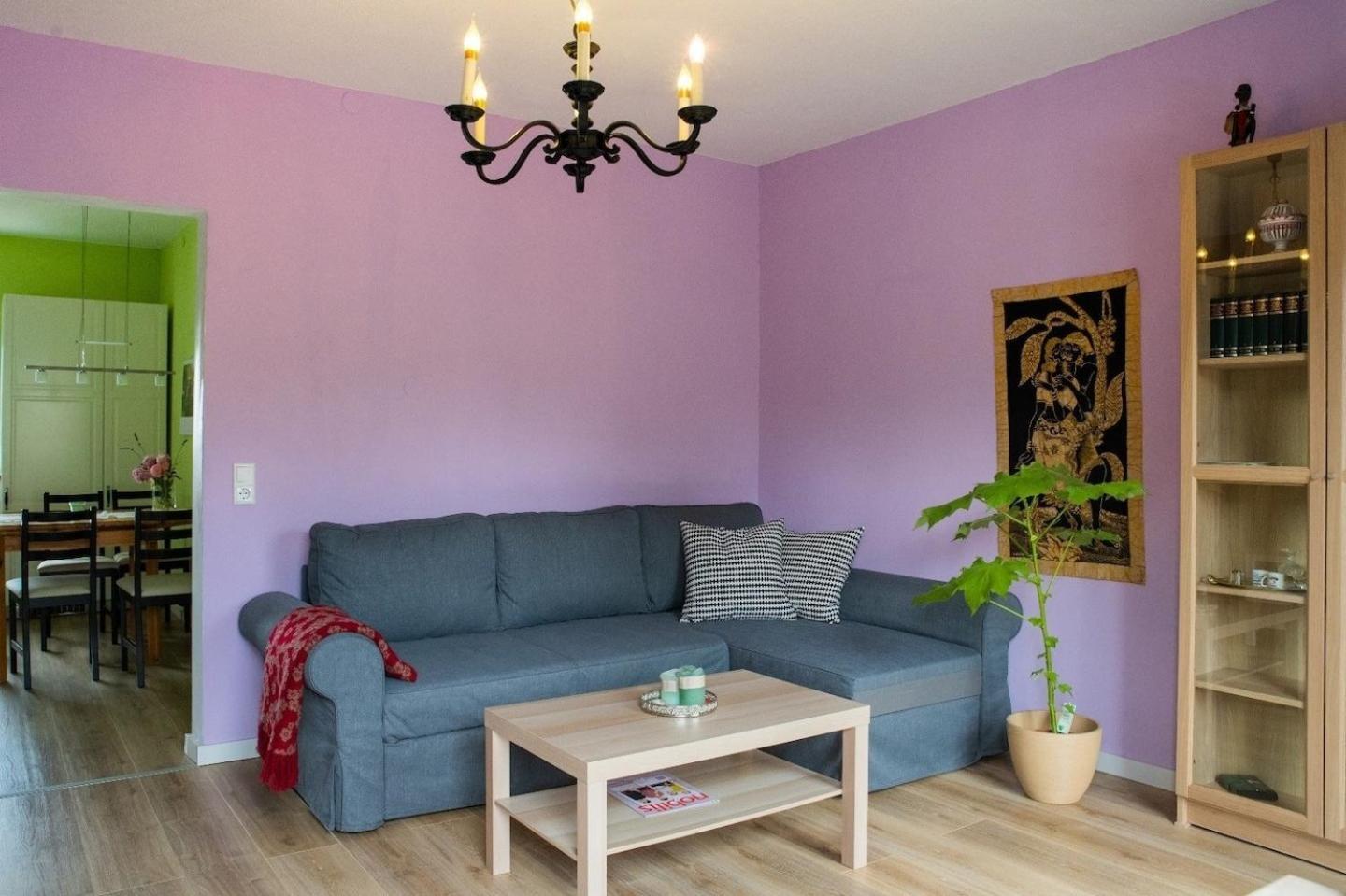 Farbenfrohe Ferienwohnung Детмольд Экстерьер фото